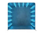 Achterwand Woody (Blue Neon) Photoboothfactory