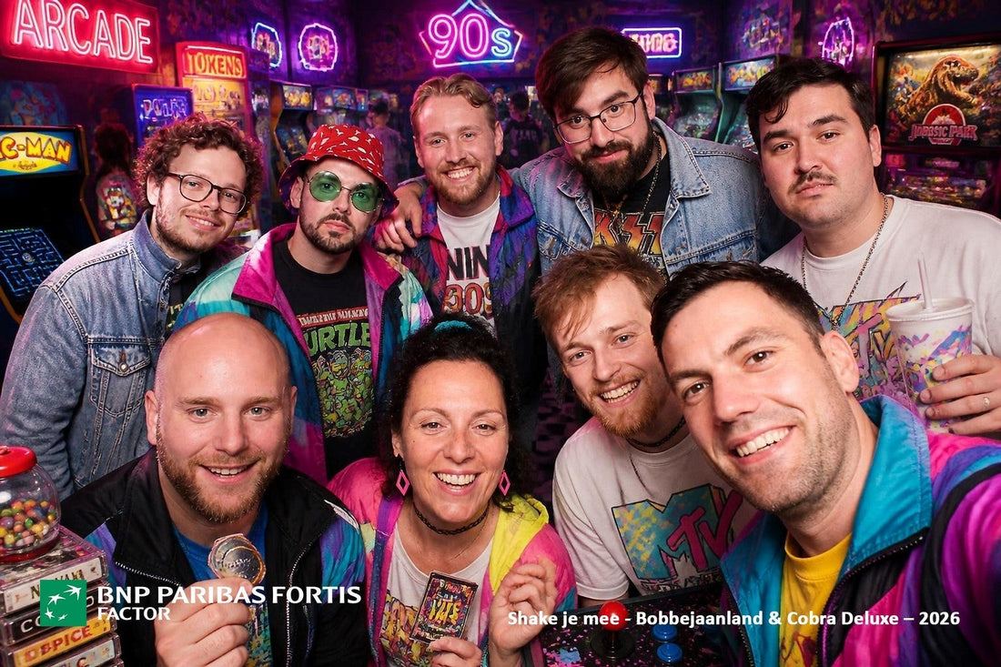 BNP Paribas reist terug in de tijd met onze AI Photobooth: Back to the 90s!