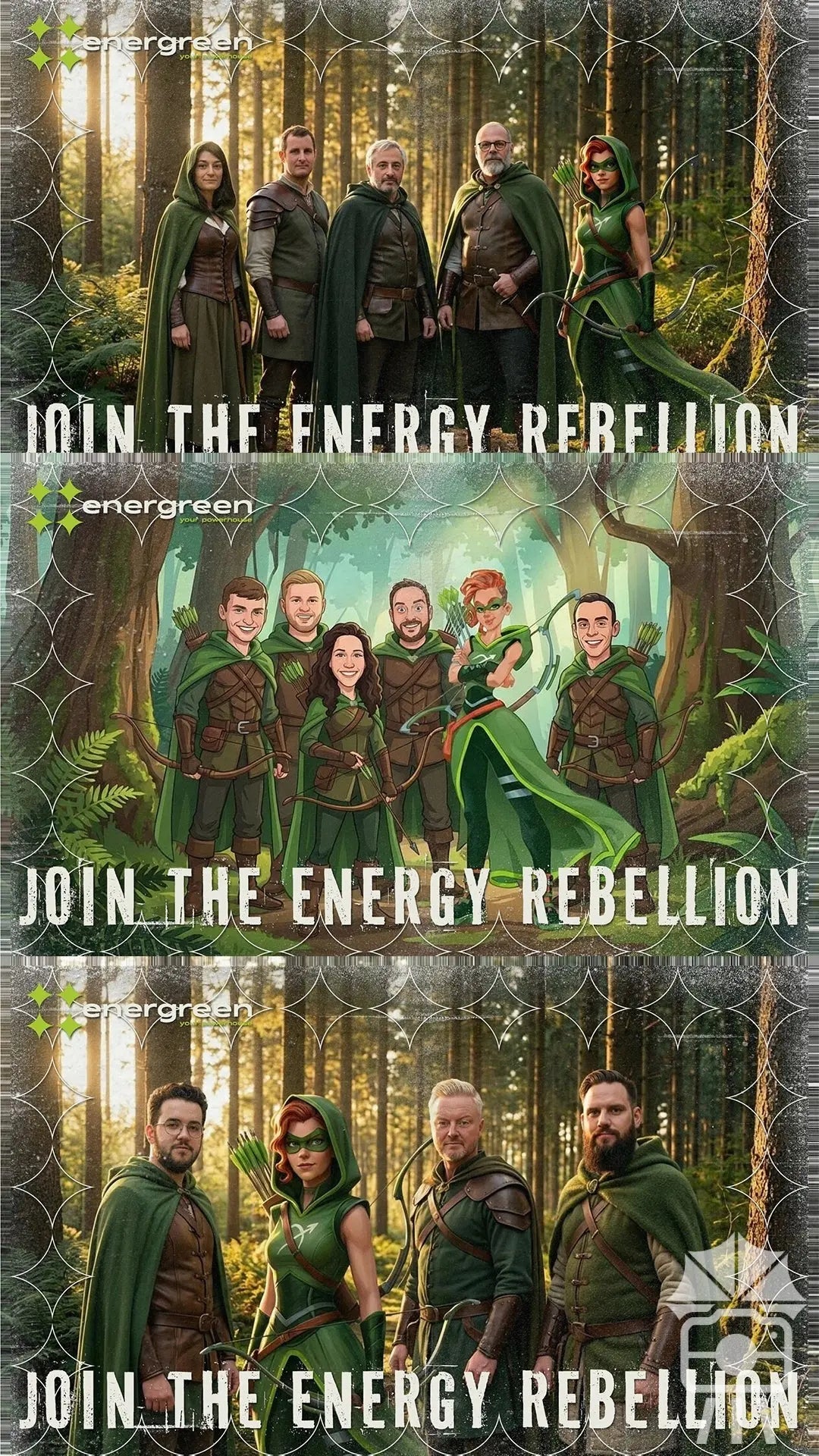 AI Photobooth op Batibouw – Energreen in Rebellion Style