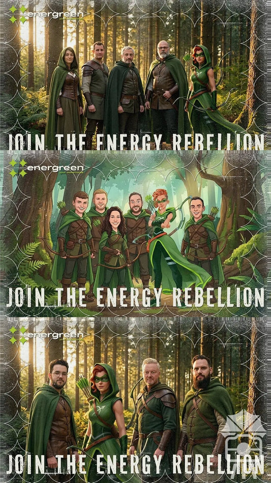 AI Photobooth op Batibouw – Energreen in Rebellion Style