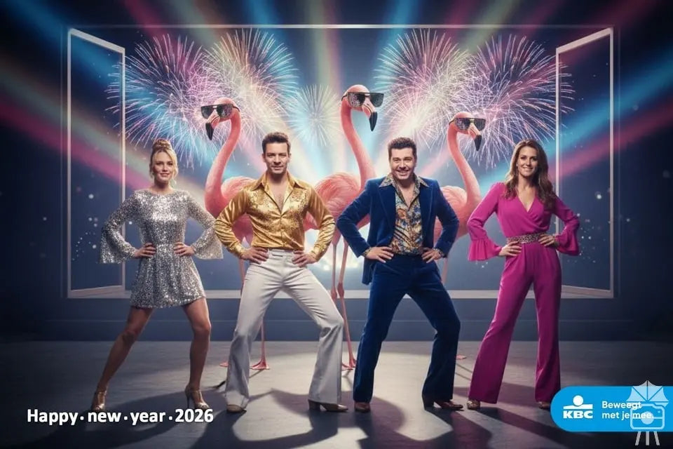 AI voor KBC – Disco thema Photoboothfactory