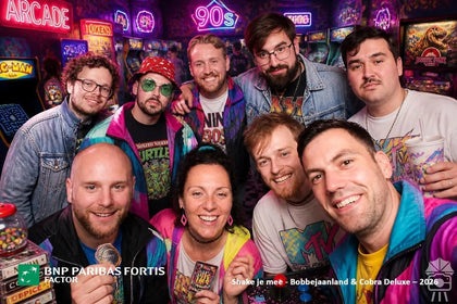 BNP Paribas reist terug in de tijd met onze AI Photobooth: Back to the 90s! Photoboothfactory