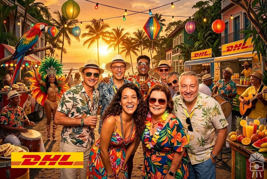 DHL neemt bezoekers mee naar de stranden en bruisende steden van Zuid-Amerika met een AI Photobooth Photoboothfactory