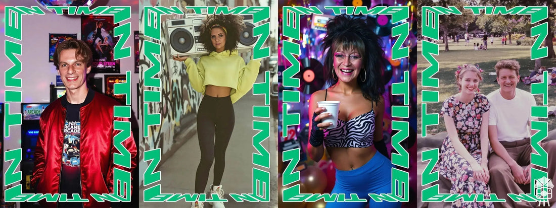 Terug in de Tijd met Onze In Time AI Activatie: Faceswap naar de Jaren ’80 ’90 - Photoboothfactory