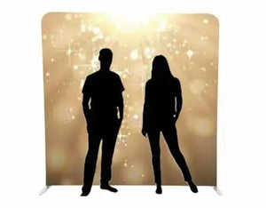 Achterwand (Gold) - Photoboothfactory