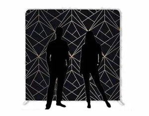 Achterwand (Lines) - Photoboothfactory